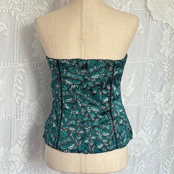 Early 2000’s butterfly corset black piping detail glam grunge - Picture 3 of 5